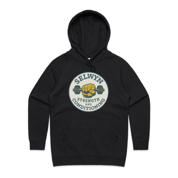 Strength Women's Dark Hoodie Thumbnail