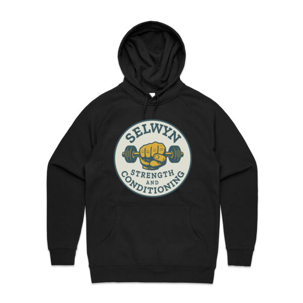 Strength Men's Dark Hoodie Thumbnail